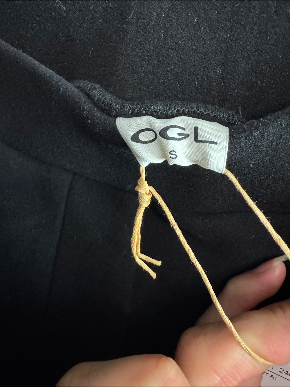OGL FuzzLuxe Black High Waisted Straight Leg Pull on Pant - Picture 15 of 15